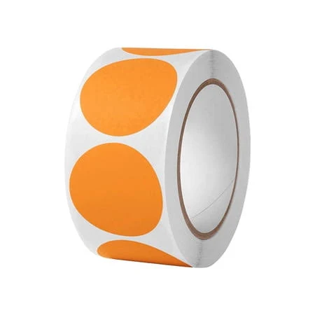 500 Pcs 1 Inch Colored Dot Stickers