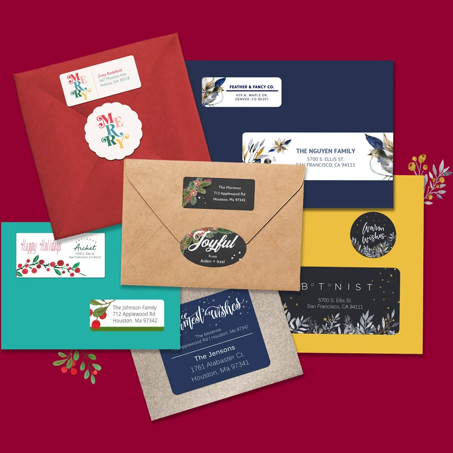 Avery? Custom Seasonal Address Labels & Stickers