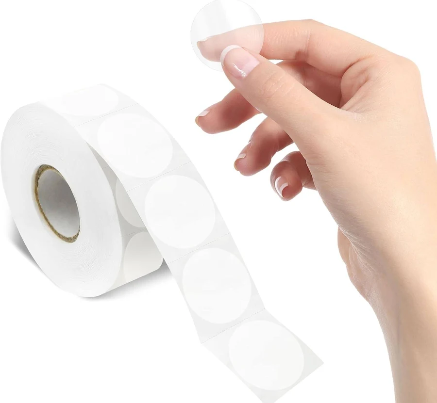 Transparent Round Sealing Stickers Self-Adhesive Seal Stickers