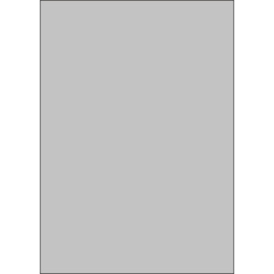 Durable silver matte plastic self-adhesive labels 210x297mm, on A4 sheet, for laser printing