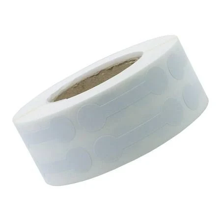 500pcs Jewelry Price Tag Stickers Barbell Labels Self Adhesive Kraft Blank Tags