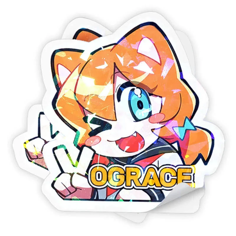 Holographic Vinyl Stickers