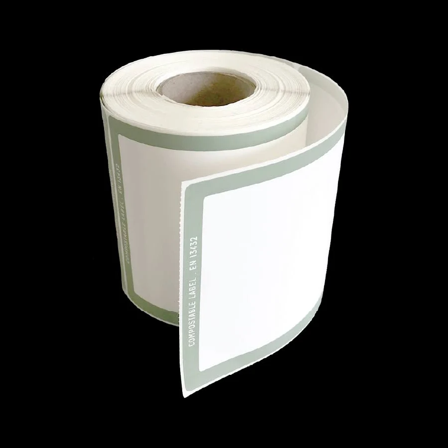 Compostable Shipping Labels Rolls