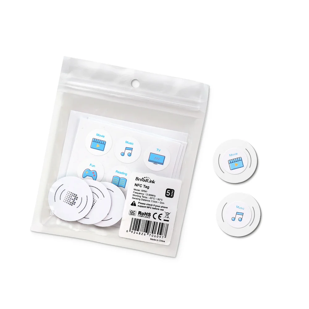 BroadLink NFC Tags, 5-Pack