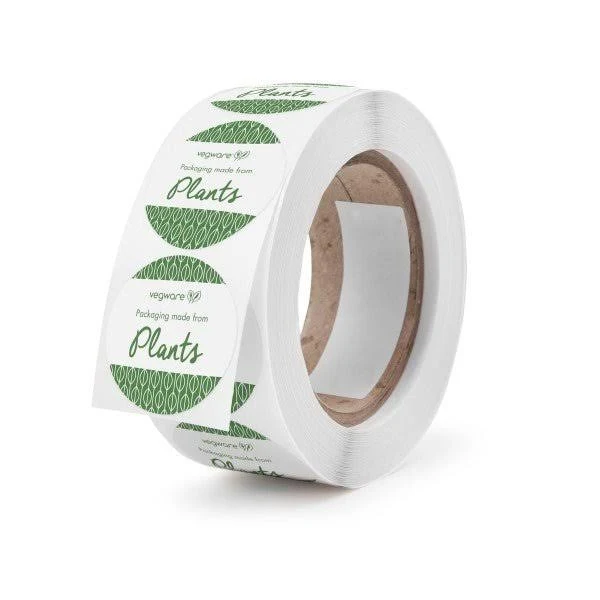 Vegware Compostable Food to Go Stickers