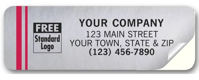 Tuff Shield Weatherproof Labels, Chrome Poly Film (1000 ct)