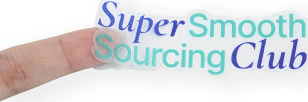 Custom Premium Clear Vinyl Die Cut Sticker (3") - Custom Shape