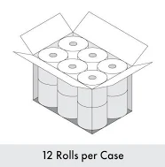 .625" X 1.75" Made In U.S.A. Semi Gloss Thermal Labels - 4" OD Roll