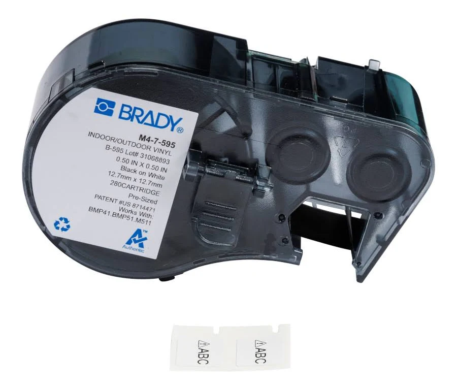 Brady All Weather 0.5" x Adhesive Vinyl Label