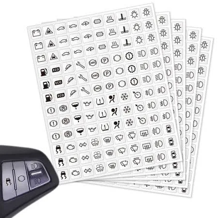 Pvc Self-Adhesive Stickers Writable Label Stickers Rectangle Black 220x175mm Sticker: 15x15xmm 600pcs/set 5 sheets/set