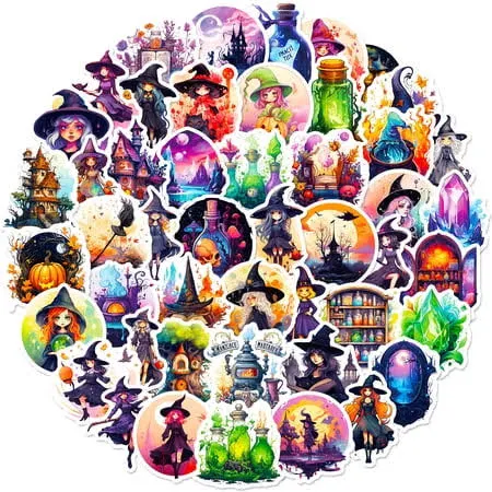 150 PCS Halloween Witch Stickers