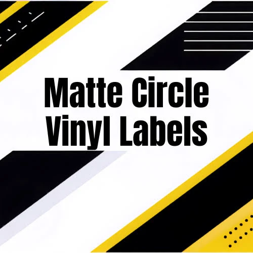 Matte Vinyl Labels Custom Waterproof Label Printing