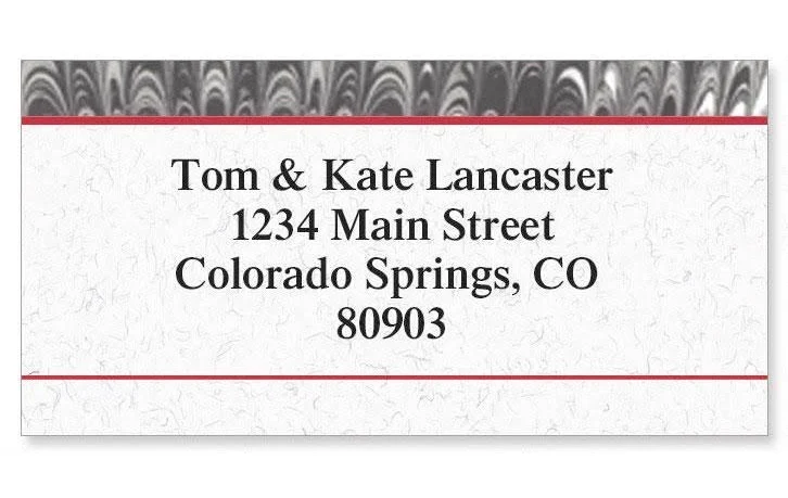 Personalized Self-Stick Executive Address Labels -Set of 144