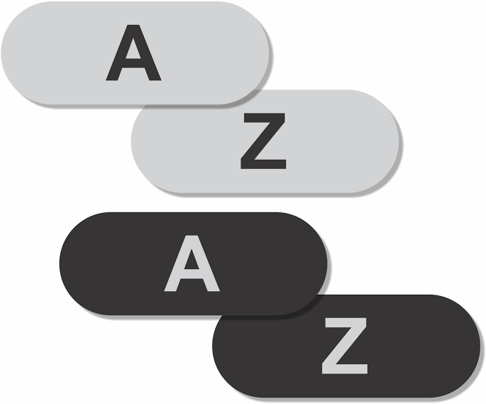 Lettered Aluminum Tags with Adhesive