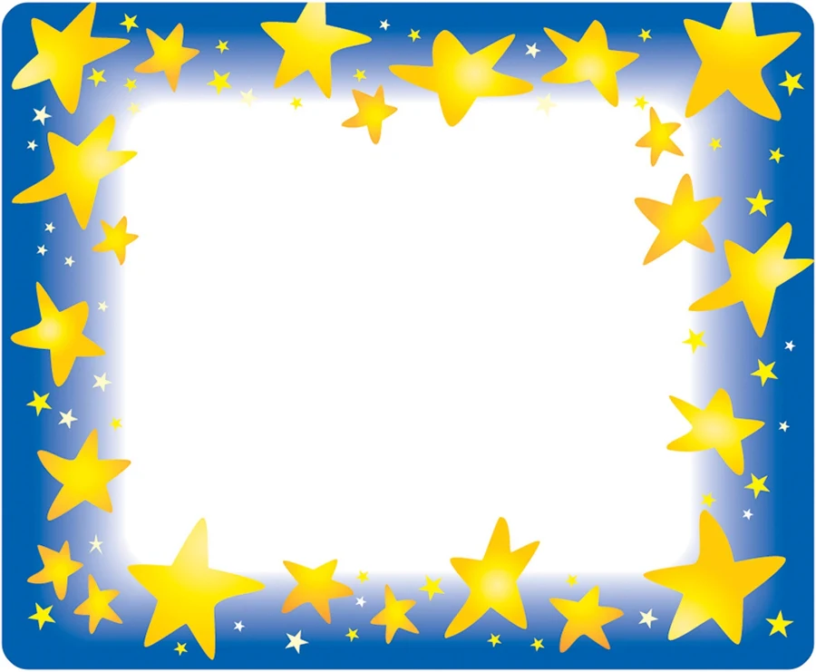 TREND Star Brights Terrific Labels 36 Per Pack 6 Packs