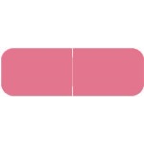 XBAM-09 | Pink Small Solid Labels Barkley FXBAM Size 1/2H x 1-1/2W Laminated 500/Box