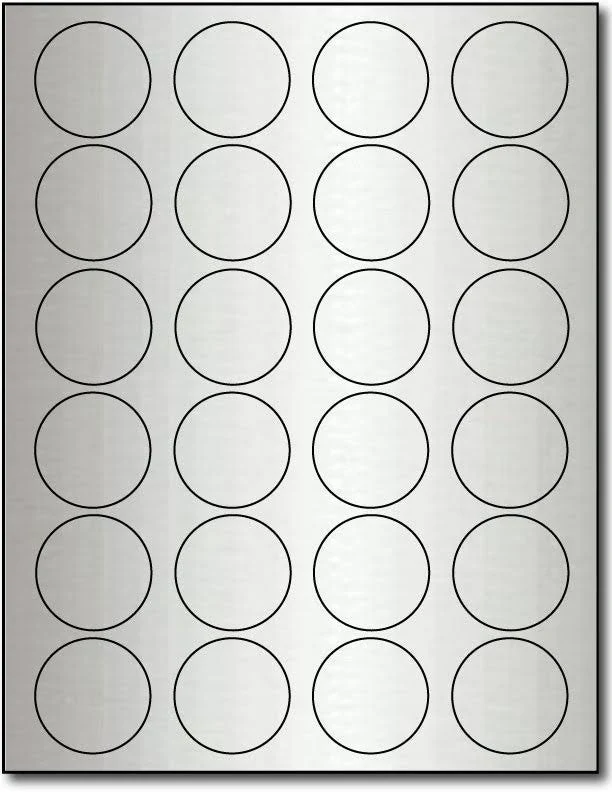 Silver Foil Labels