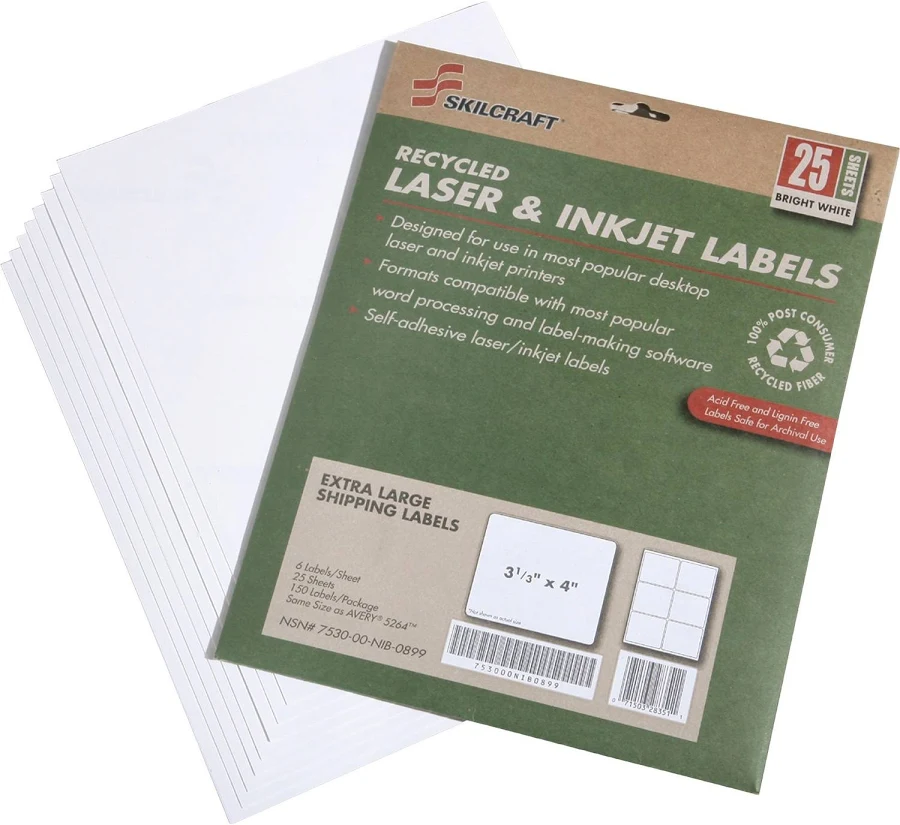 AbilityOne Recycled Labels