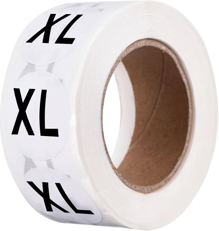 Unique Bargains Clothing XL Large Size Sticker Label