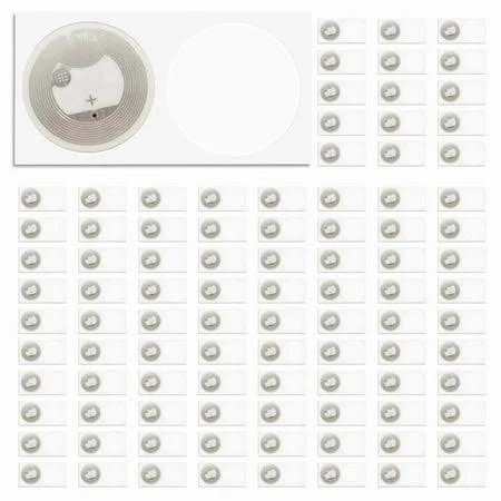 300pcs NFC Ntag216 Sticker Ntag216 NFC Tags NFC 216 Tag Ntag216 NFC Cards 13.56Mhz NFC Tag Stickers 888 Bytes Memory