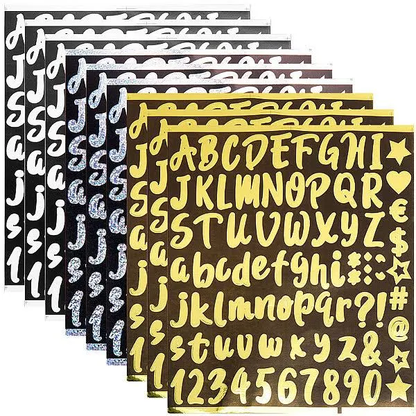 3 Colors PVC Self-Adhesive Label Stickers