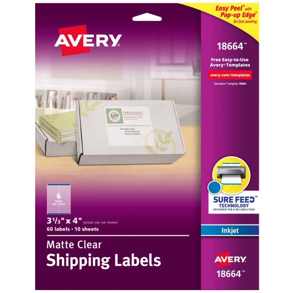 Avery Easy Peel Mailing Labels
