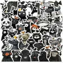 1set 4 Sheets 4 styles Retro Theme PVC Waterproof tive Stickers Self Adhesive De