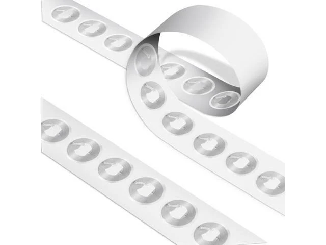 50 Pcs NFC Tags Sticker with Original NTAG215 Chip NFC Stickers Adhesive Labels Transparent RFID Tags Rewritable 504 Bytes Memory Suitable for All NFC