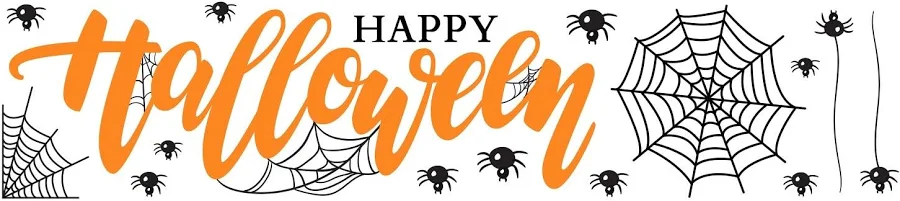 RoomMates Happy Halloween Quote Peel and Stick Wall Decal