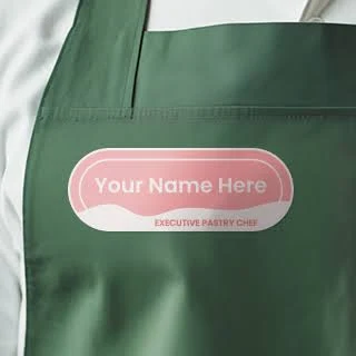 Custom Iron-On Labels, 8.5" x 11" page, Washer & Dryer Safe