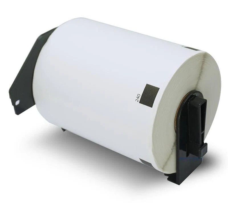 Brother DK-1240 Compatible Shipping Barcode Labels 4" x 2" | BPA Free, US / 1 Roll full set