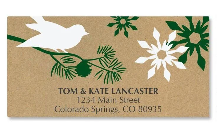 Personalized Self-Stick Blessings Deluxe Address Labels -Set of 48