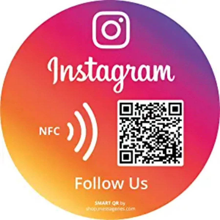 50 Custom Stickers iTAGL Smart NFC Digital Business Epoxy Sticker