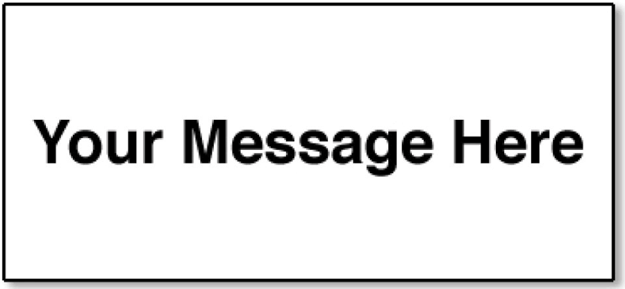 Custom Long Length Vinyl Label