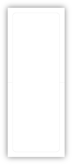 Blank Paper-Backed Car Dealer Laser Window Labels - 4-1/4" x 11" (Package of 50)