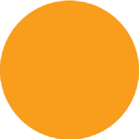 1.5in dia Fluorescent Inventory Circle Labels