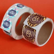 Custom Roll Label - Rolled Label Sheets