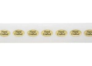 Hand Crafted Pre-Printed Labels (Pack of 1000)
