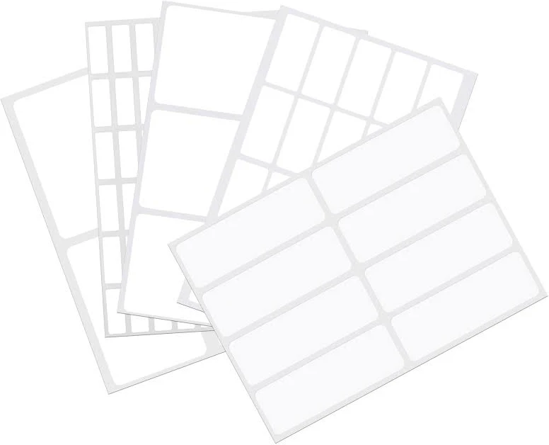 Royal Green Labels Assorted Sizes Rectangular