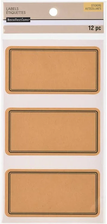 Bulk - 12 Packs: 12 ct. (144 total) Rectangle Kraft Labels by Recollections | Michaels