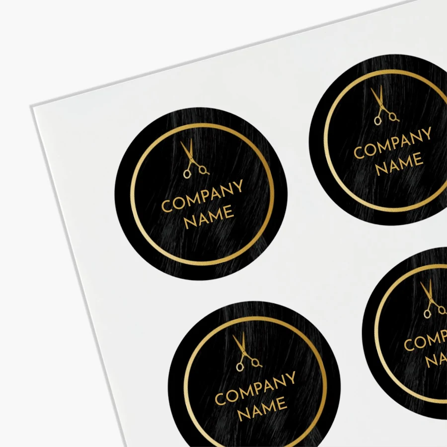 Custom Product Labels on Sheets | 48 qty | 1"x1" | VistaPrint | Beauty Salons, Cosmetic Services, Event Planning