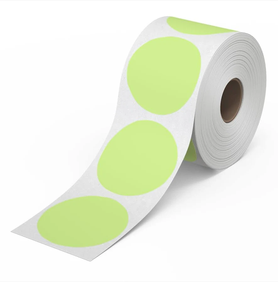 Rollo Circle Thermal Labels