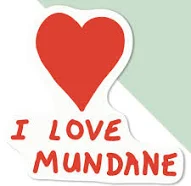 'I Love Mundane ' Premium Vinyl Decal Sticker – Waterproof, Durable & Easy to Ap