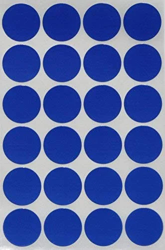 Royal Green Dot Stickers