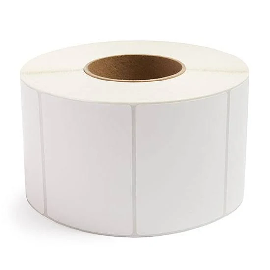 4" x 3" Removable Adhesive Industrial Thermal Transfer Labels 3 Core 1 900 Labels/Roll (4 Rolls)