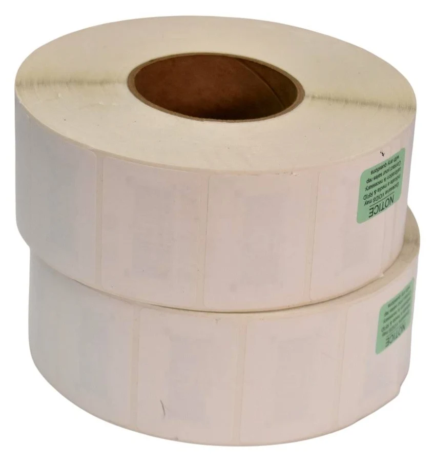 Lot 2 Rolls White Rfid Adhesive Labels Product Id 11154 2500/roll 5000