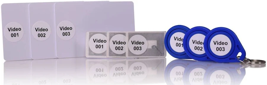 Pre-Programmed RFID Stickers, Cards and Fobs