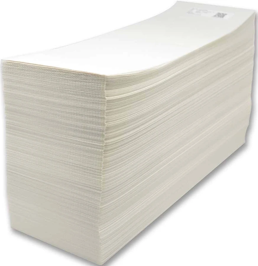8.5" x 11" Digital Color Inkjet Label Fanfold - L-IJ-B812111000FP-P