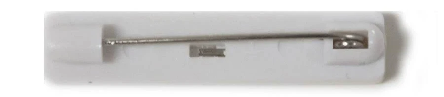 Name Badge Pins with Plastic Adhesive Backer