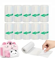 10 Rolls 57x25mm Self - Adhesive Thermal Sticker Paper For Mini